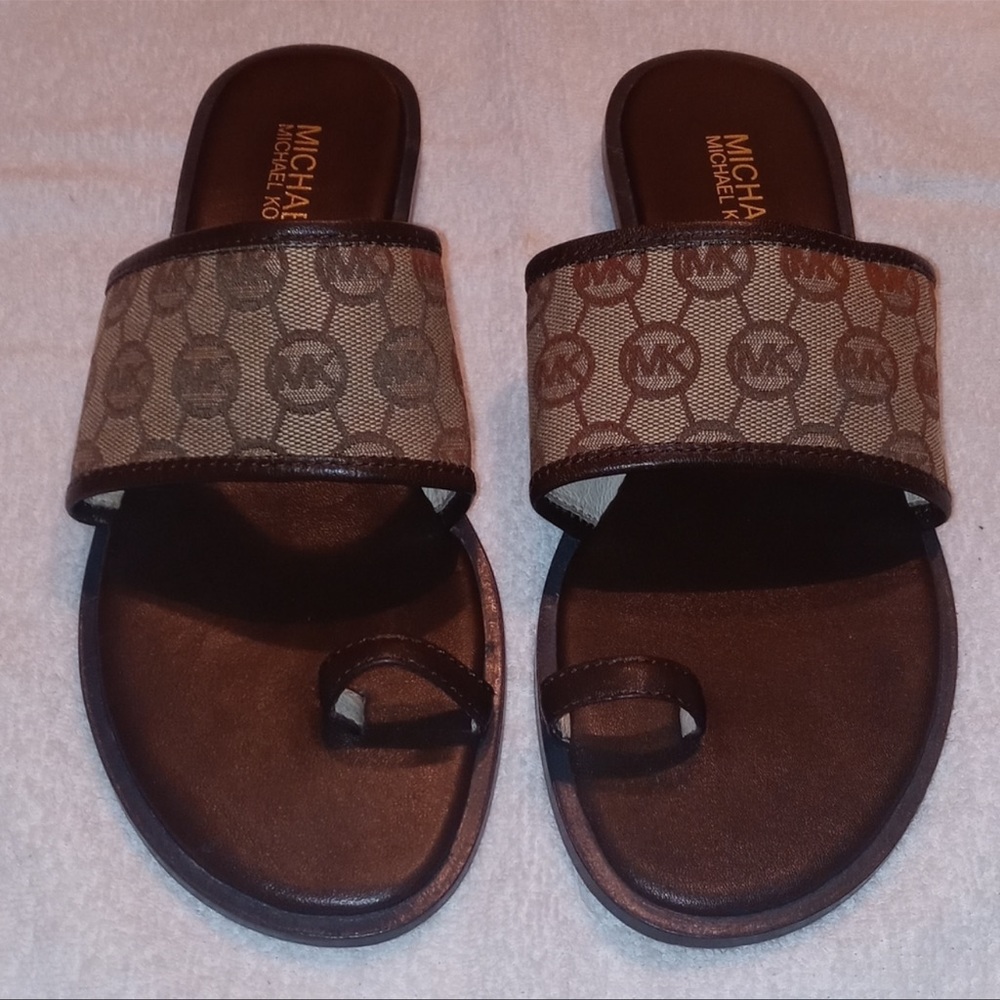 COPY - COPY - MK Brown Sandles
